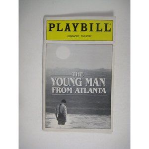 The Young Man From Atlanta Longacre Theatre Playbill June 1997 Rip Torn FLAW
